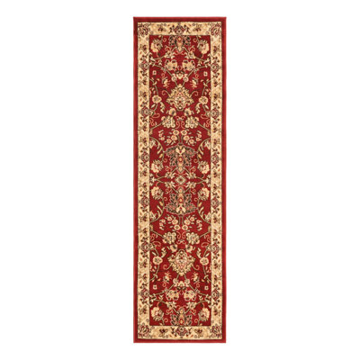 Bhatari Oriental Burgundy Area Rug