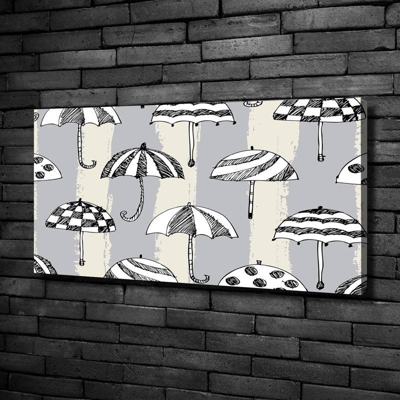 Umbrellas - Wrapped Canvas Print