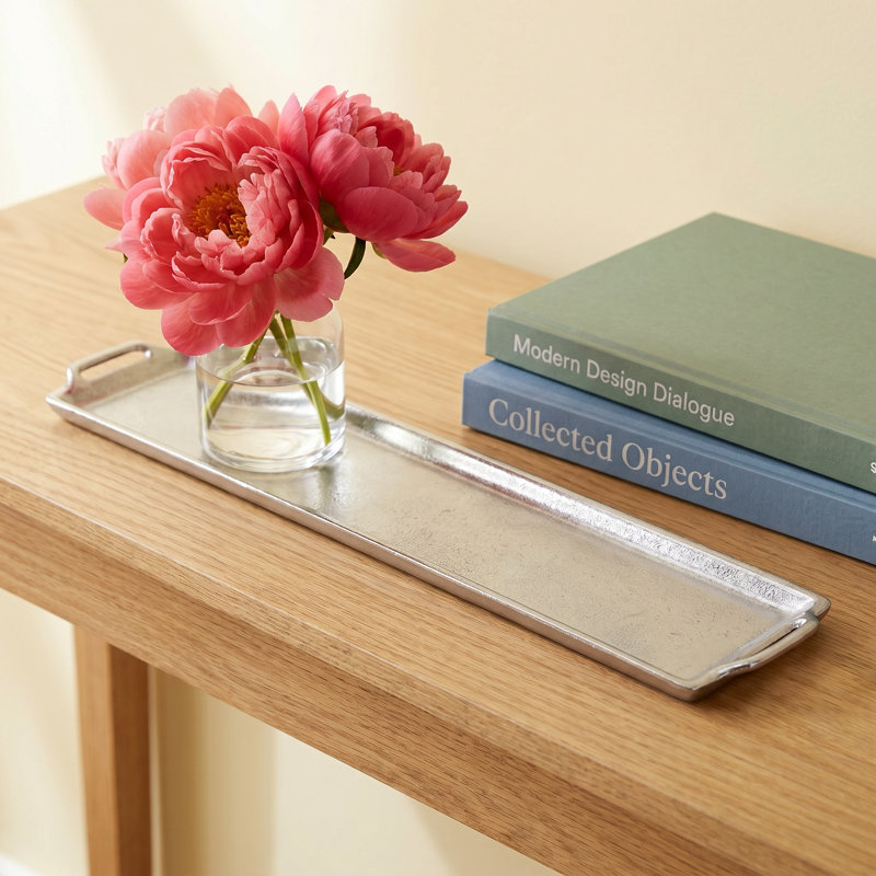 Pottsville Lila Long Nickel Serving Tray