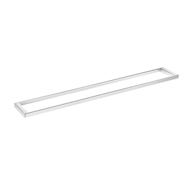Karn Metal Floating Shelf, Brushed