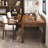 Nut-brown Rectangular Solid Wood desk-1278940181