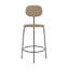 Afteroom Upholstered Stool with Metal Frame-90992948-97266479