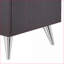 Table basse compacte 2 tiroirs Espresso
