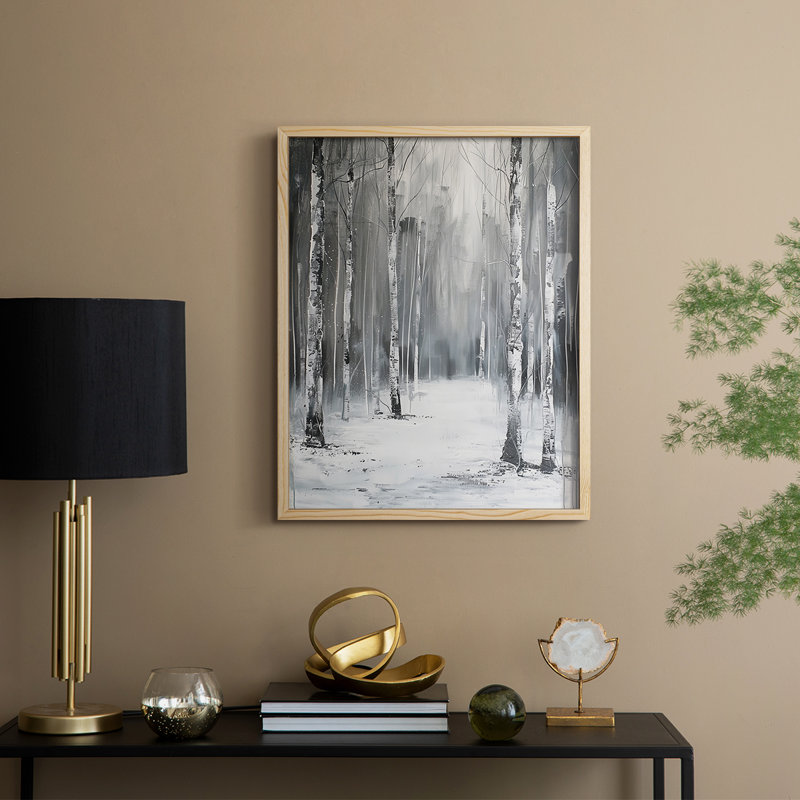 «LANDSCAPES Series Lxxxx», reproduction encadrée - bois massif, H 11 po x l 9 po
