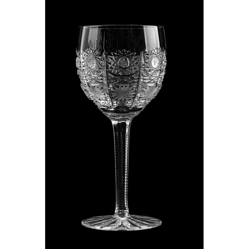 Baudilio 7 oz. Crystal Red Wine Glass Set