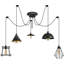 5 - Light Black Novelty Pendant