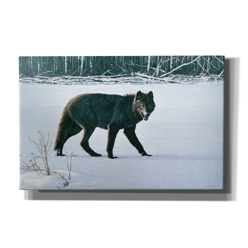 «Winter Morning On Canvas» par Ron Parker, reproduction, H 26 po x l 40 po x P 1,5 po
