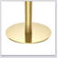 Round Modern Dining Table With Faux Marble Top, Easy Assembly, And Sturdy Metal Frame For Compact Spaces-1559510251