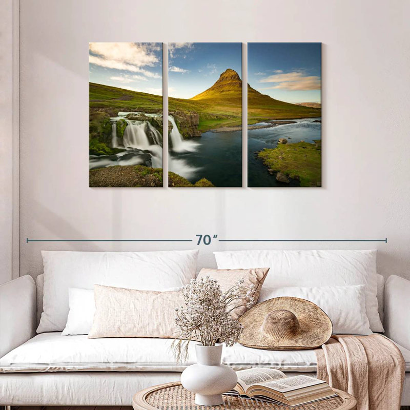 Chutes de Kirkjufell, H 28 po x l 45 po