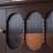 French retro solid wood TV cabinet