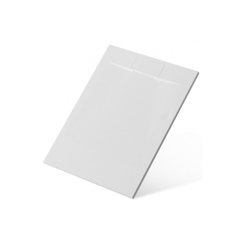 Base de douche en composite renforcé, Blanc mat, 48 po x 32 po