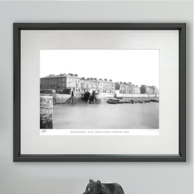 Hartlepool, East, From Ferry Landing 1886 - Single Picture Frame Print