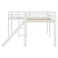 Lit mezzanine simple en forme de L avec glissade, échelle et barrière de sécurité-1741770768