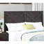 Grand lit de style contemporain rustique avec tête de lit attrayante pour la chambre à coucher