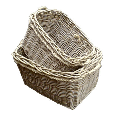 Glastbury Wicker Log Carrier