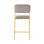 Sixty Upholstered Counter Stool with Metal Frame