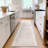 Machine Washable Medallion Floral Area Rug(Beige)-30054184