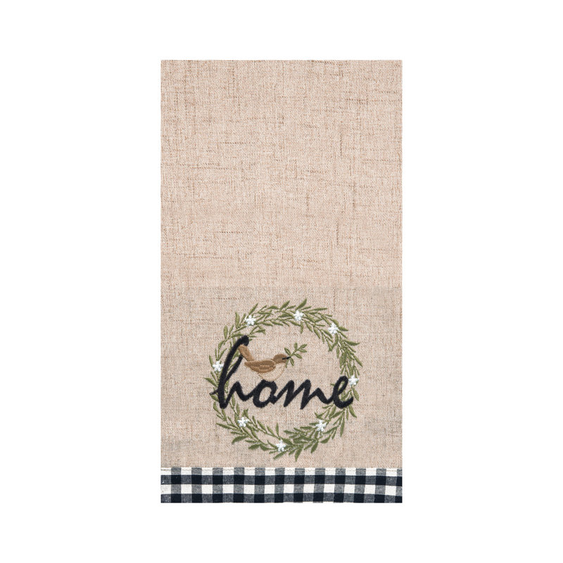 Serviette de cuisine Wreathed Birds Home