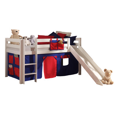 Escalera European Single (90 X 200 Cm) Mid Sleepers with Built-in Ladder Included