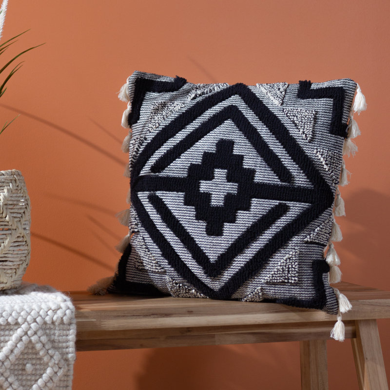 Kalai Geometric Square Cushion