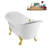 71" Streamline Clawfoot Tub,Tray,Drain and Clawfeet-101628940-102360903