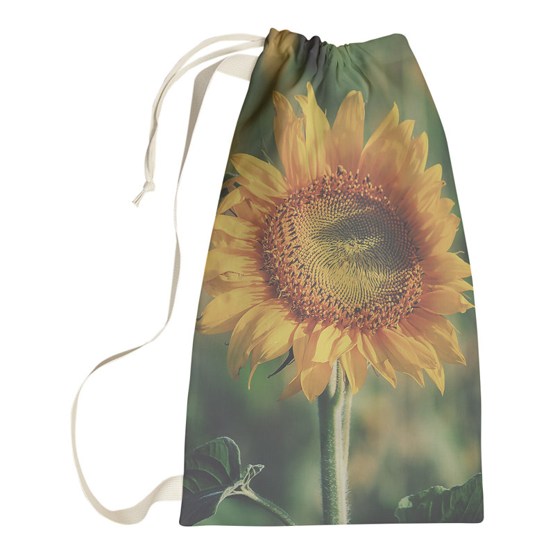 Fabric Laundry Bag with Handles, Large (76.5" H x 29.5" W x 1.5" D)
