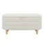 Lit plateforme tapissier en forme de fleur avec repose-pieds Sherpa Witcomb-684476338-684476337