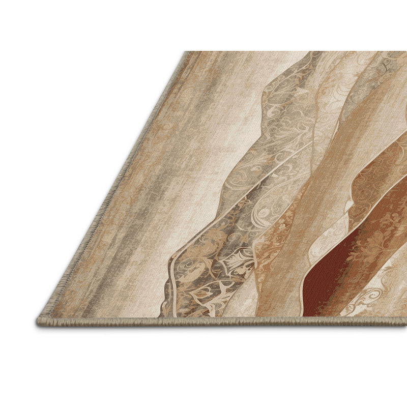 Cascading Drift Rug, Square 3'