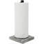 Metal and Wood Freestanding Paper Towel Holder-1040789087