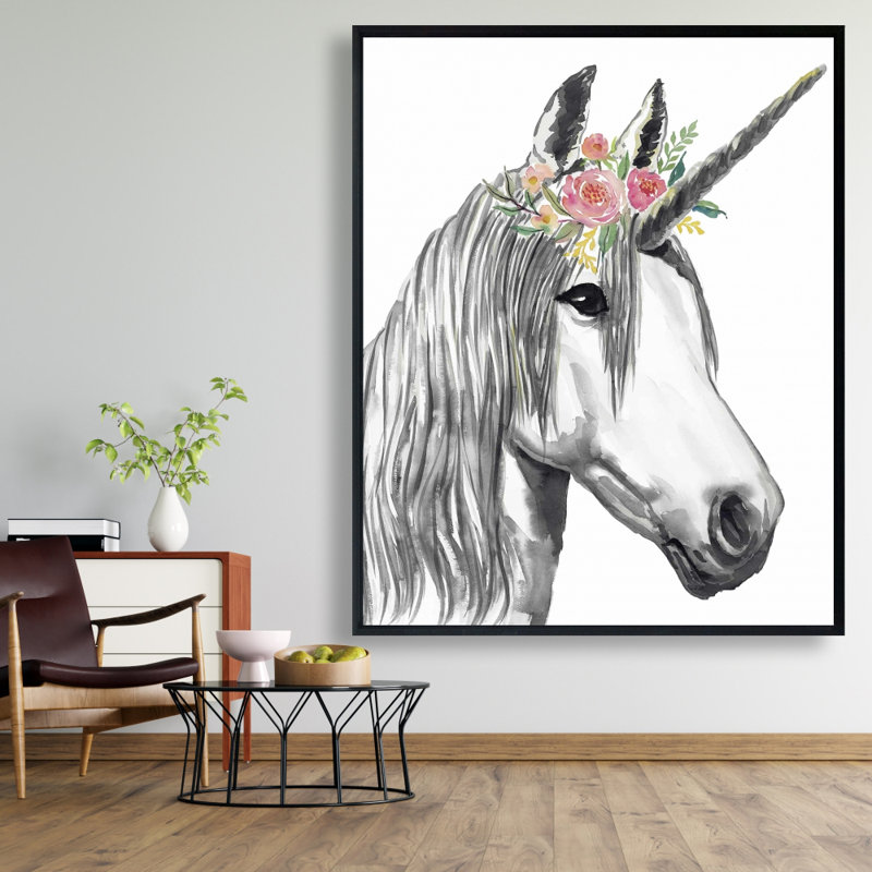 Unicorn Print On Canvas