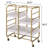 Serving Cart With 3 Adjustable Trays,island,coffee cart-7797854