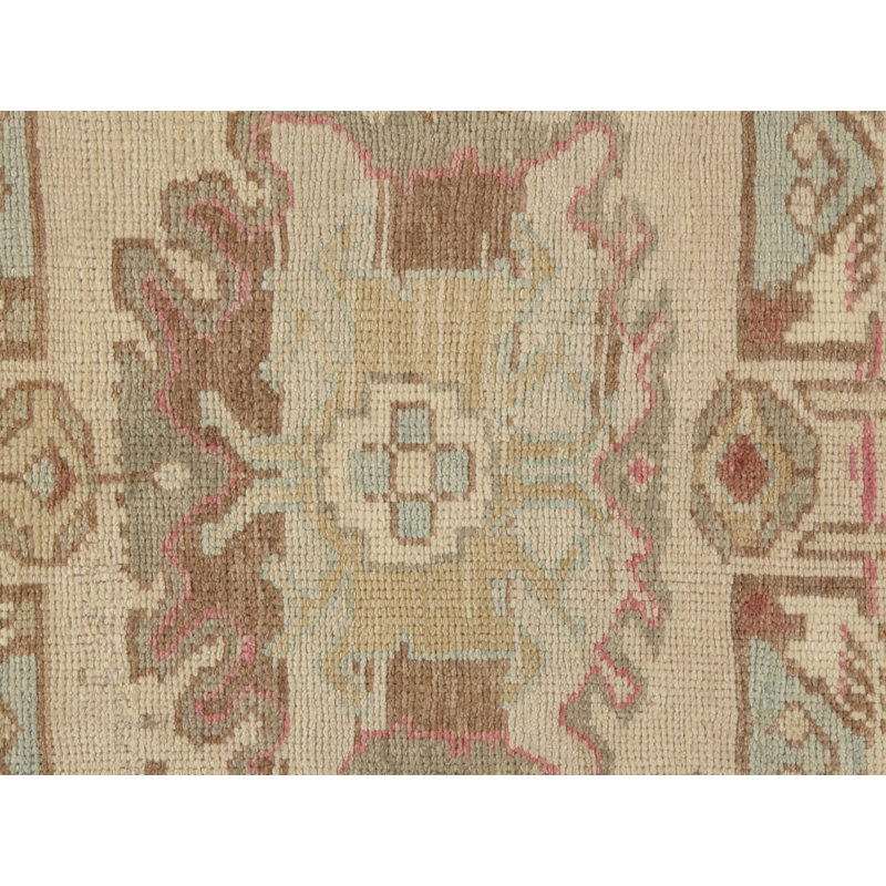 Vintage One-of-a-Kind Rectangle 1'7" X 2'11" Hand Knotted Area Rug