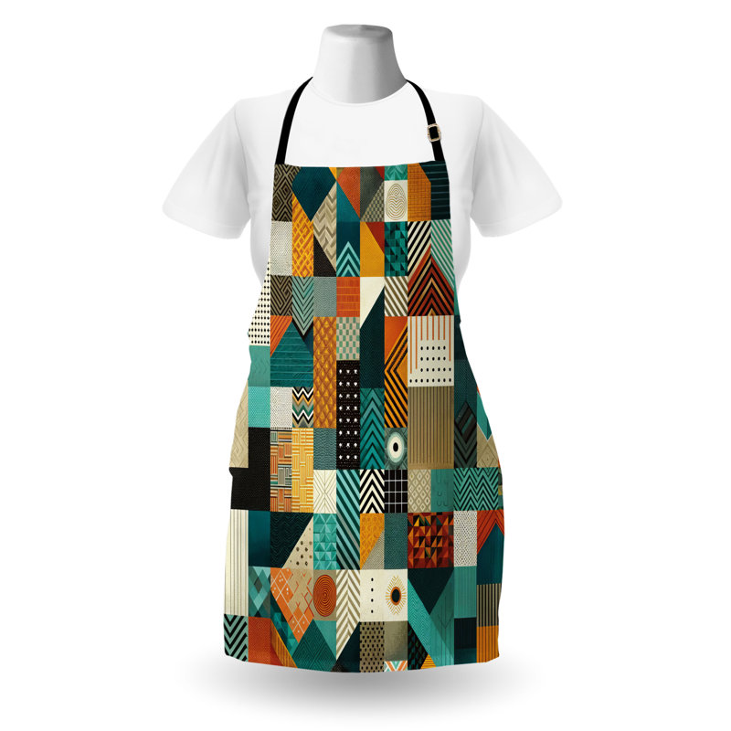 Geometric Bib Apron
