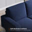 Ensemble de canapé rembourré en lin 2 pièces, ensemble de canapé à accoudoirs carrés classiques avec assise profonde-1285443726