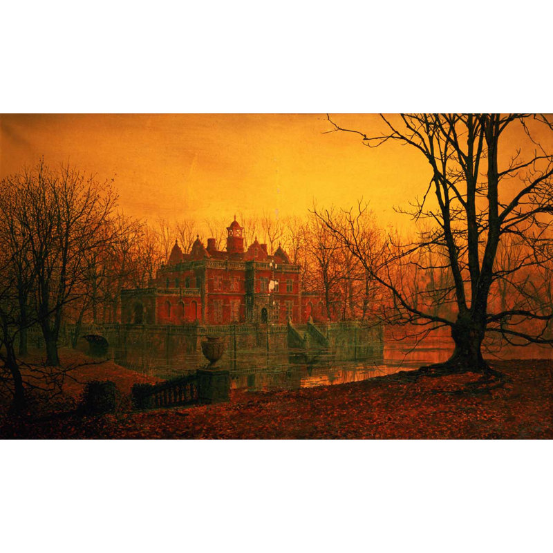 Adhésif décoratif Grimshaw The Haunted House (19ème), H 14 po x l 24 po