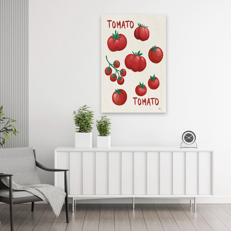 Tableau de lancer de tomate - art de jardinage de ferme beige, H 36 po x l 24 po