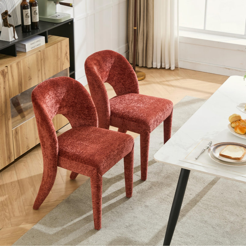 Chaises de salle à manger, Rose