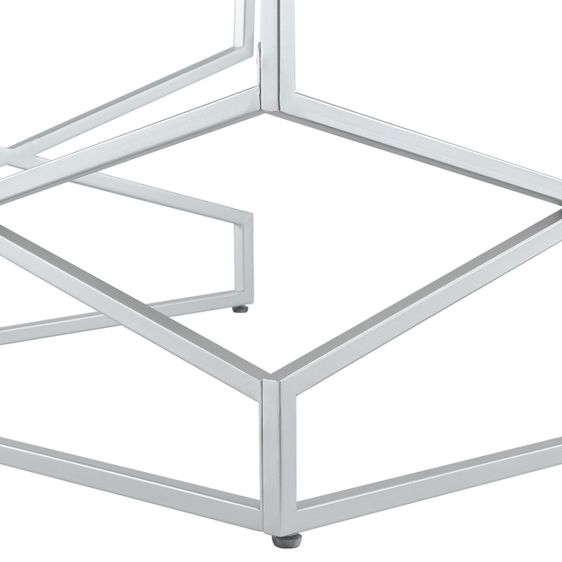 Ensemble de tables basses 4 pièces Sealcove, Argent