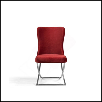 Primenest Noblesse Collection Upholstered Legged Dining Chair, Set Of 2,