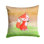 Coussin décoratif intérieur/extérieur aquarelle fox