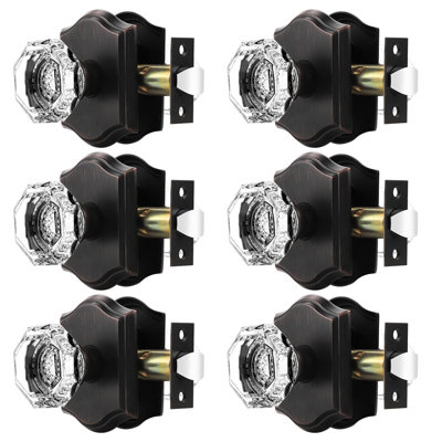 Crystal Passage Door Knobs