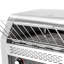 Grille-pain industriel robuste en acier inoxydable avec tubes de chauffage à trois anneaux