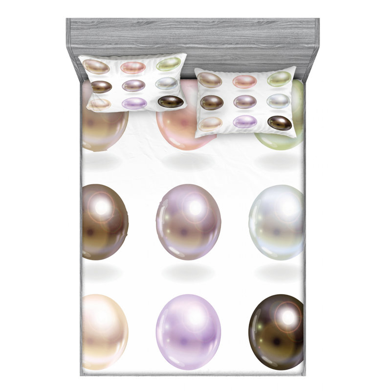 Microfiber Sheet Set, Full Sheet Set with Fitted Sheet
