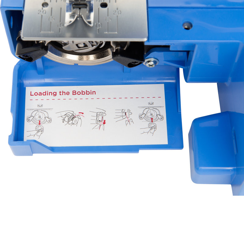 Janome Blue 15-Stitch Beginner-Friendly Sewing Machine