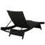 Chaise longue Pe - gris, 79,69 po Profondeur, siège spacieux avec structure en fer imperméable, housse à 100%, sans assemblage