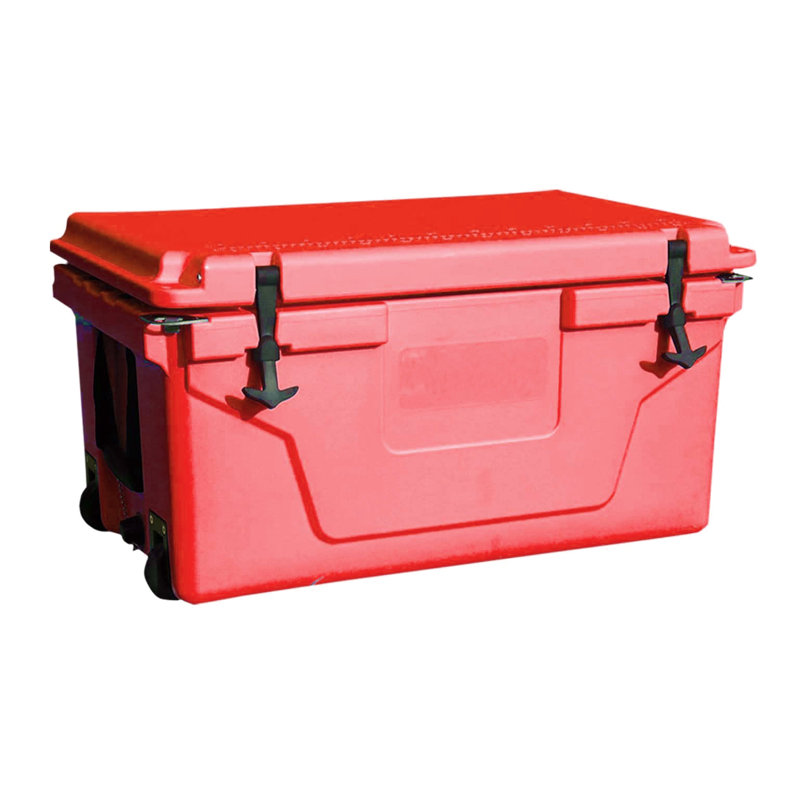 Portable Insulated Cooler 65qt - Keeps Beverages Fresh With Insulation For Camping Rapid Water Drainage