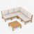 Beige Cushion/Teak Frame is out of stock