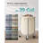 Round Laundry Cart with Steel Frame-105532888