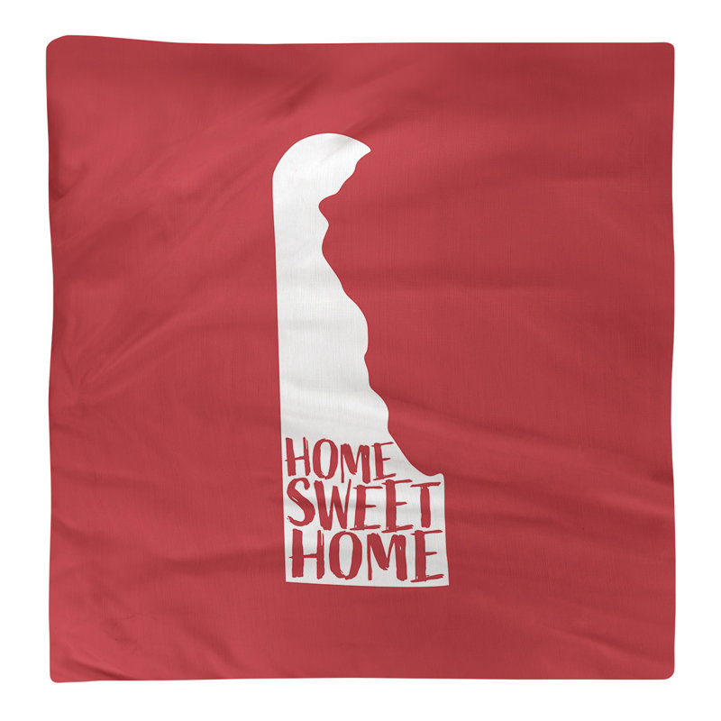 Serviette de delaware, Rouge, l 10 po x P 10 po, Coton