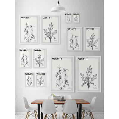Rucola and Nettle 1 Piece Single Picture Frame Painting